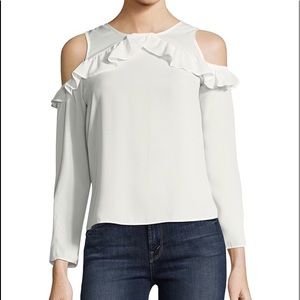 Cute cold shoulder top